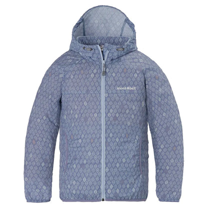 mont-bell: Wind Blast Print Hooded Jacket Kid's 140 - 160