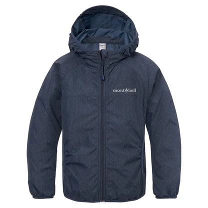 mont-bell: Wind Blast Print Hooded Jacket Kid's 100 - 130