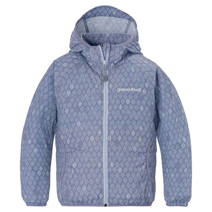 mont-bell: Wind Blast Print Hooded Jacket Kid's 100 - 130