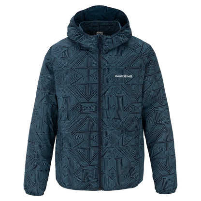 mont-bell: Wind Blast Print Hooded Jacket Kid's 140-160