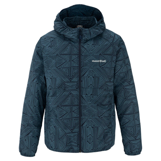 mont-bell: Wind Blast Print Hooded Jacket Kid's 140-160