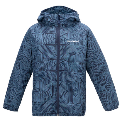 mont-bell: Wind Blast Print Hooded Jacket Kid's 100-130