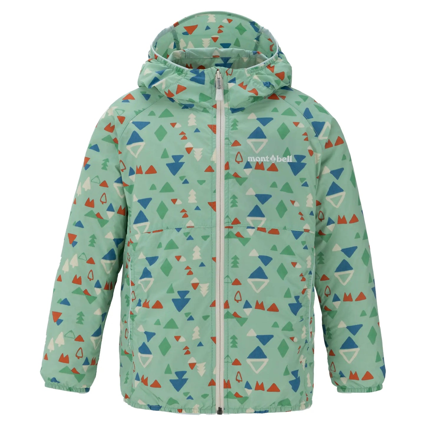 mont-bell: Wind Blast Print Hooded Jacket Kid's 100-130