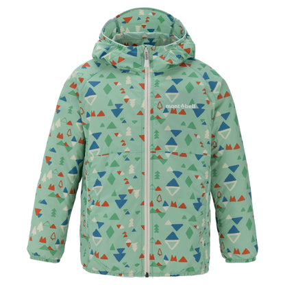 mont-bell: Wind Blast Print Hooded Jacket Kid's 100-130
