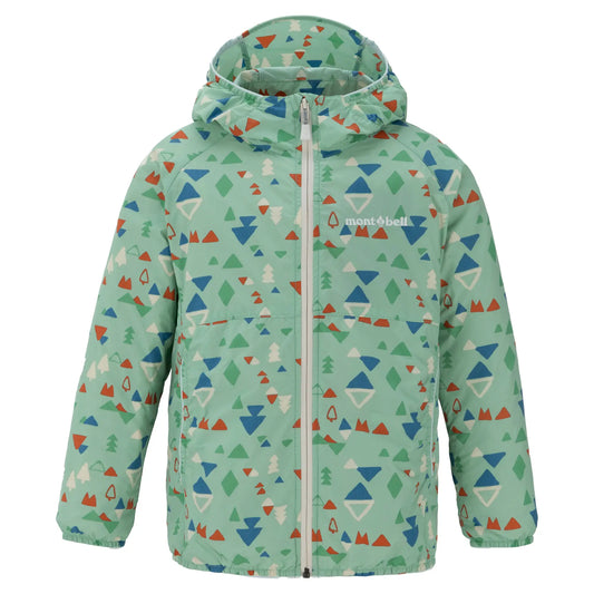 mont-bell: Wind Blast Print Hooded Jacket Kid's 100-130