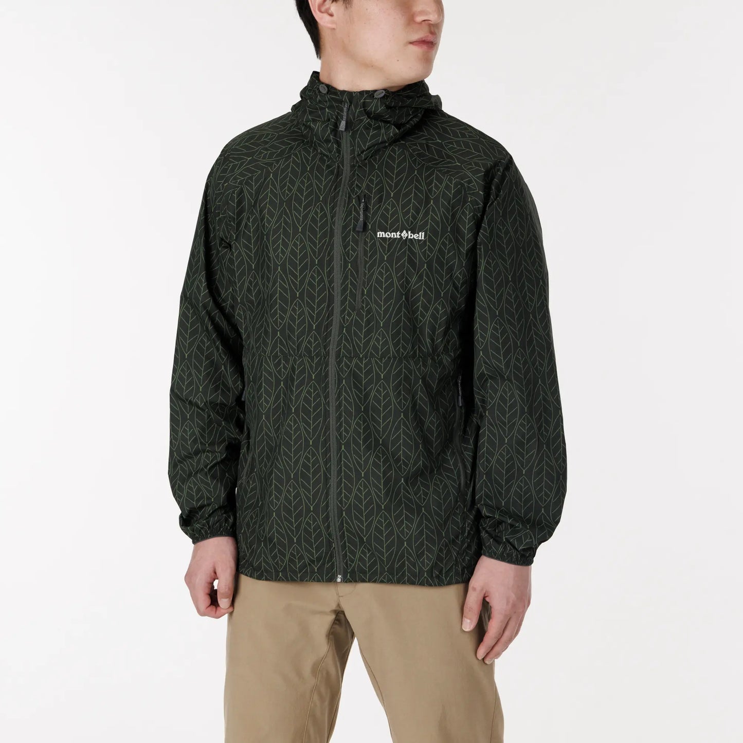 mont-bell: Wind Blast Print Hooded Jacket Men's