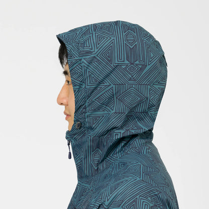 mont-bell: Wind Blast Print Hooded Jacket Men's