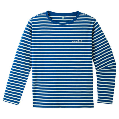mont-bell: Wickron Striped Long Sleeve T Kid's 140 - 160