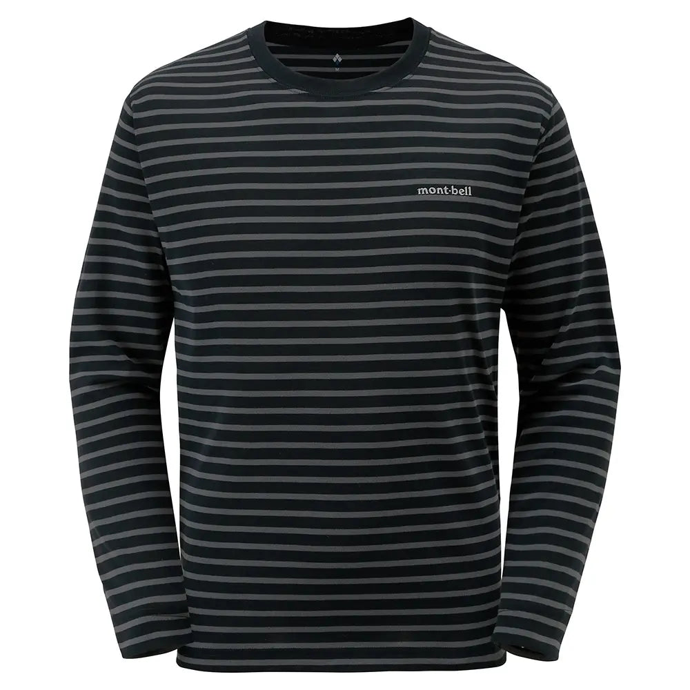 mont-bell: Wickron Striped Long Sleeve T Men's