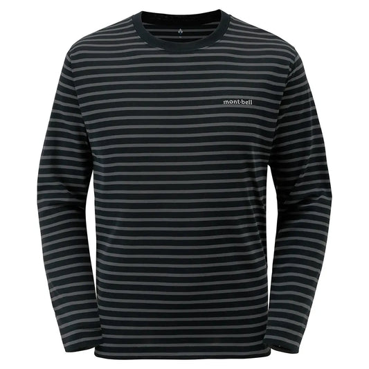 mont-bell: Wickron Striped Long Sleeve T Men's