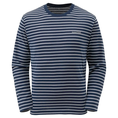 mont-bell: Wickron Striped Long Sleeve T Men's