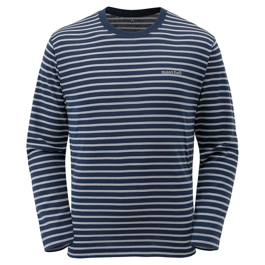 mont-bell: Wickron Striped Long Sleeve T Men's