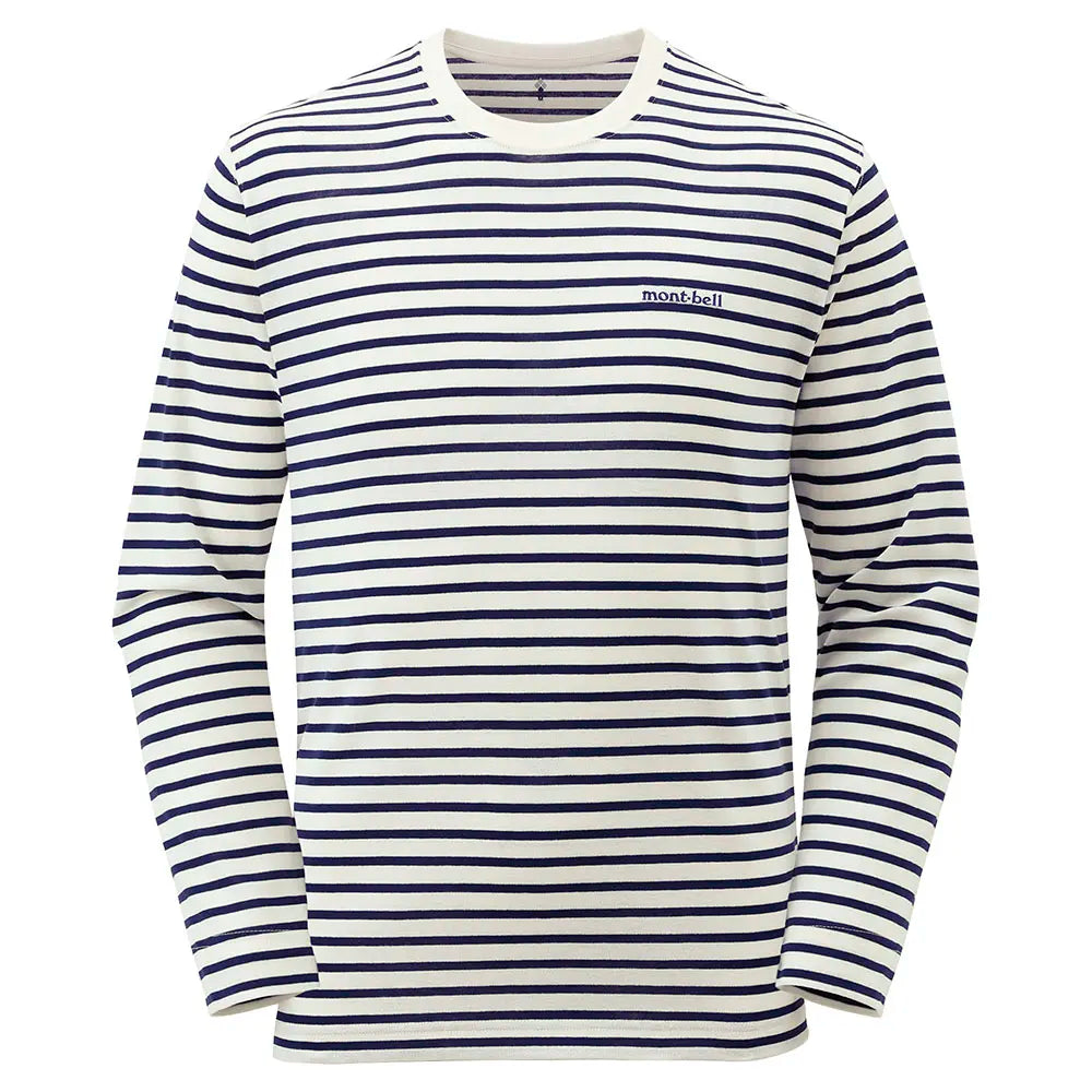 mont-bell: Wickron Striped Long Sleeve T Men's