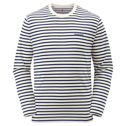 mont-bell: Wickron Striped Long Sleeve T Men's