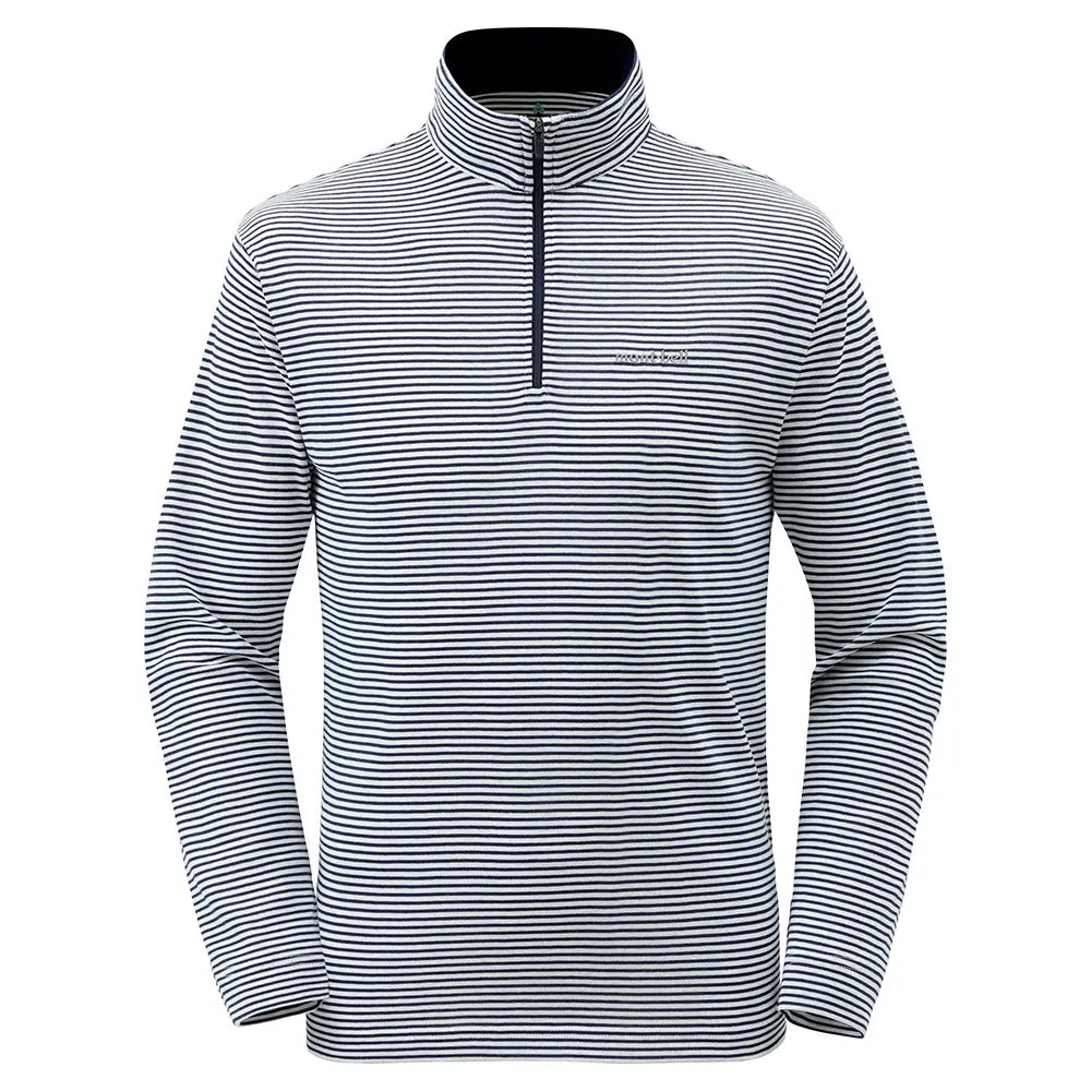 mont-bell: Wickron Striped Long Sleeve Zip Shirt Men's