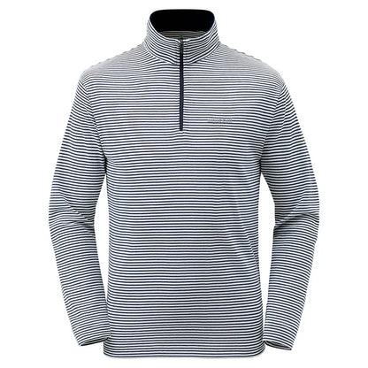 mont-bell: Wickron Striped Long Sleeve Zip Shirt Men's