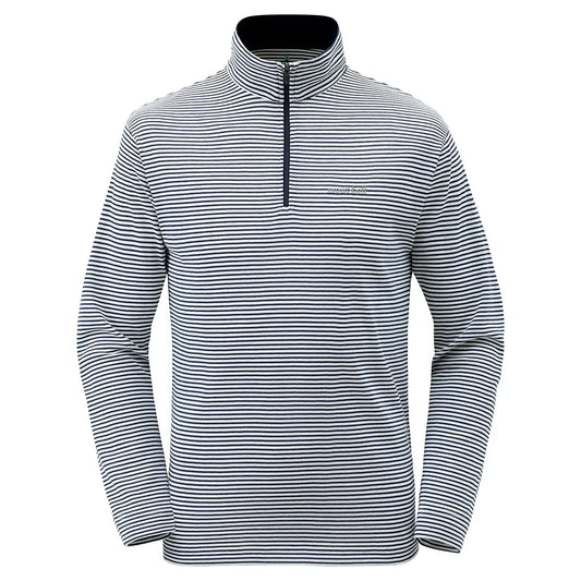 mont-bell: Wickron Striped Long Sleeve Zip Shirt Men's