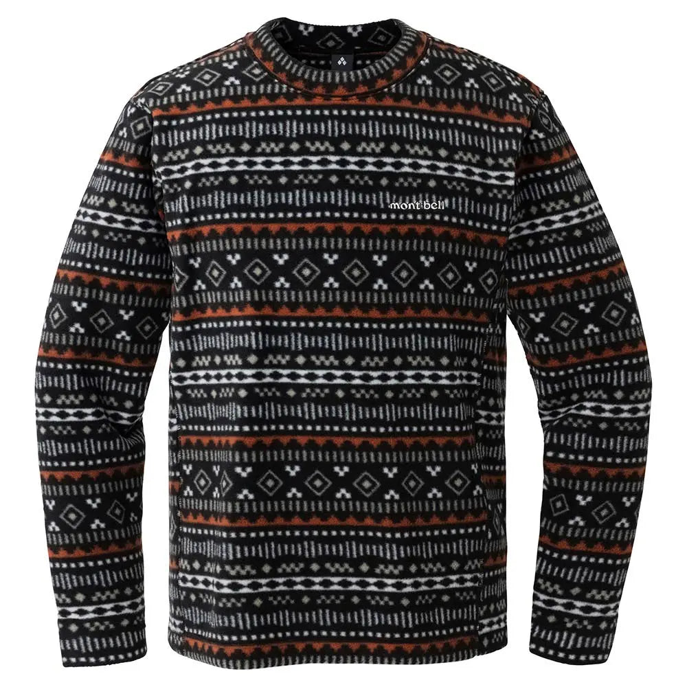 mont-bell: CLIMAPLUS100 Print Lite Sweatshirt Men's