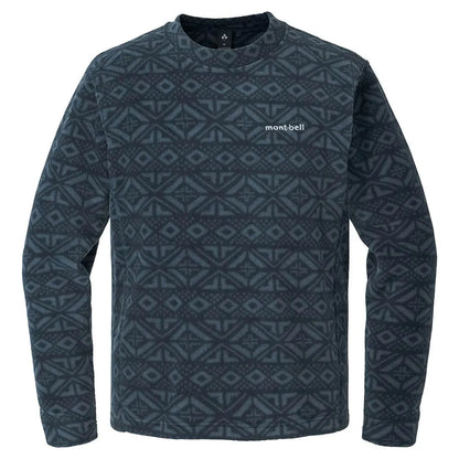 mont-bell: CLIMAPLUS100 Print Lite Sweatshirt Men's