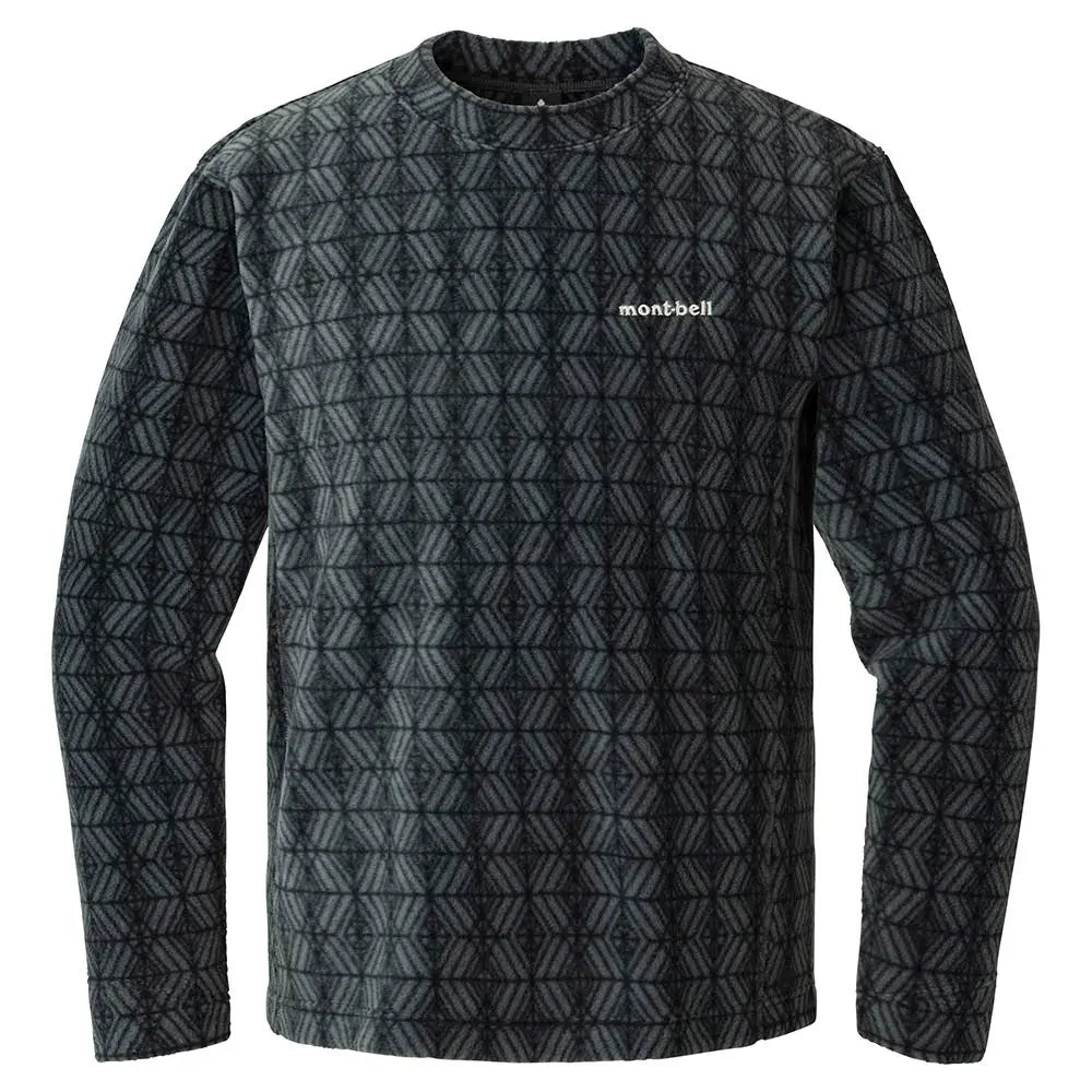 mont-bell: CLIMAPLUS100 Print Lite Sweatshirt Men's