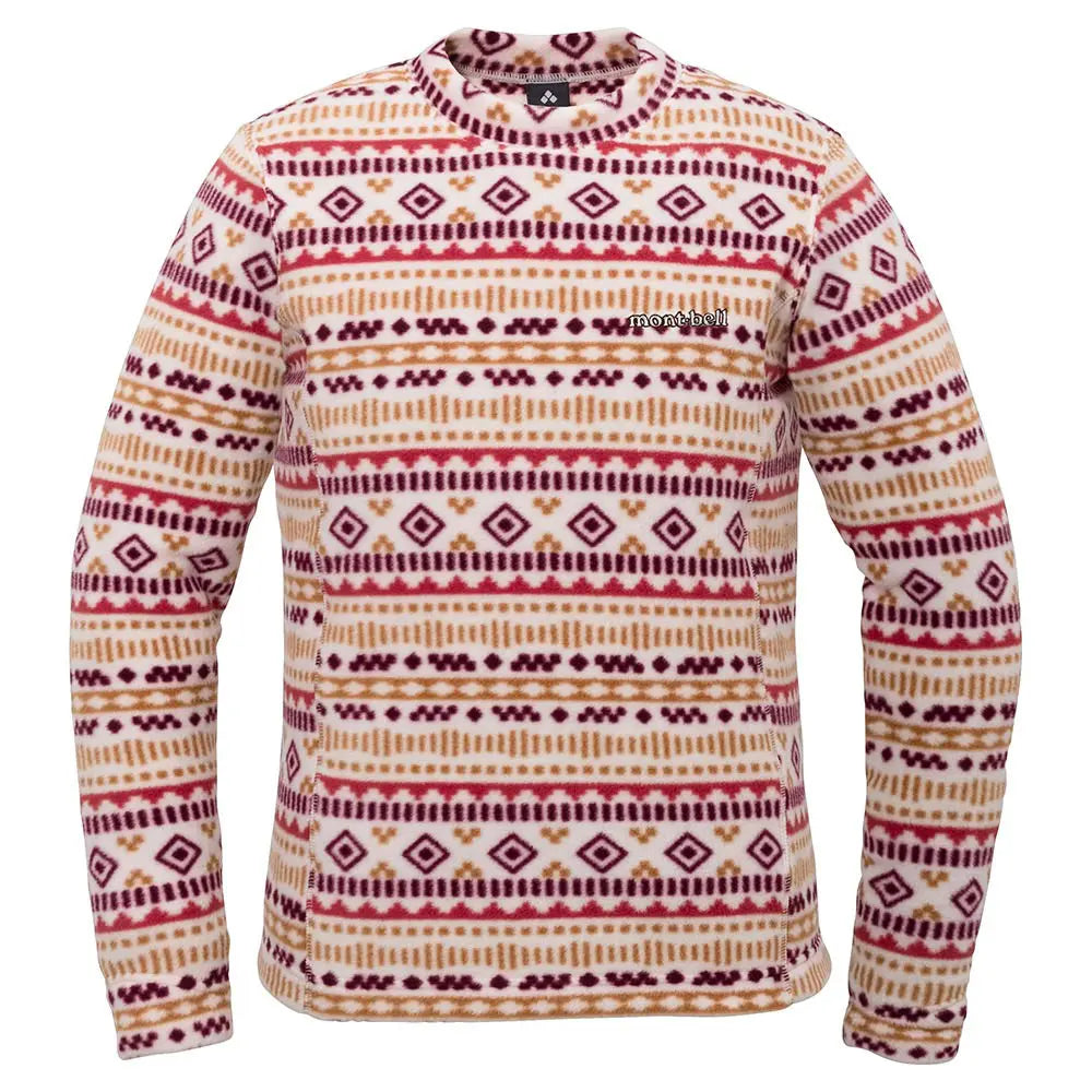mont-bell: CLIMAPLUS100 Print Lite Sweatshirt Women's