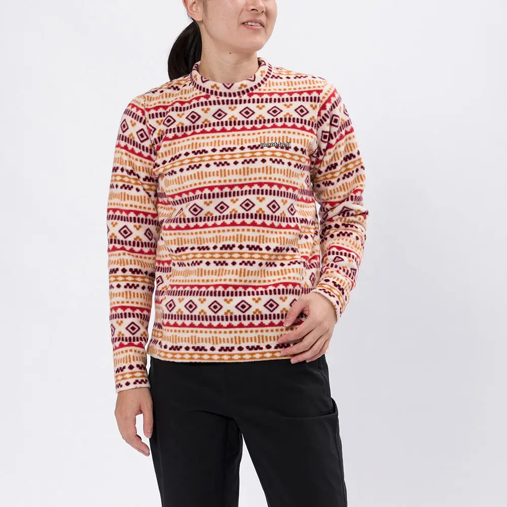 mont-bell: CLIMAPLUS100 Print Lite Sweatshirt Women's
