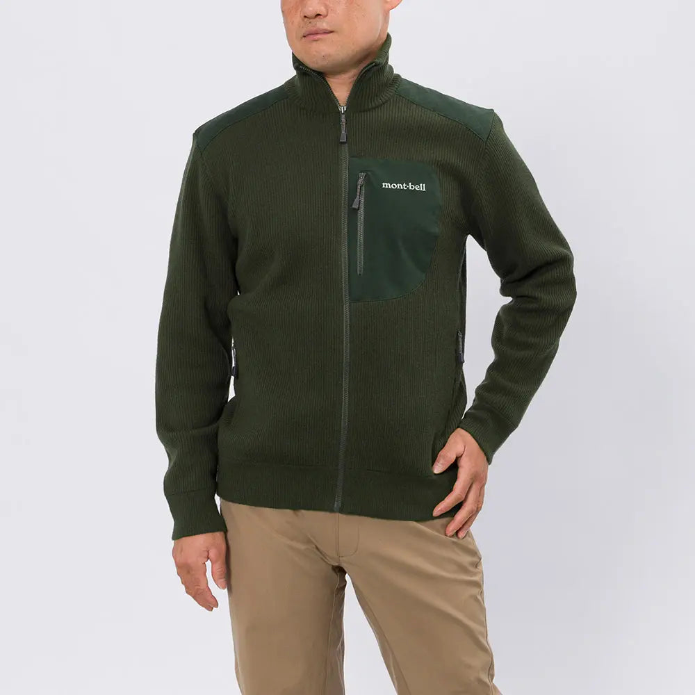 mont-bell: Mittellegi Full-Zip Sweater Men's