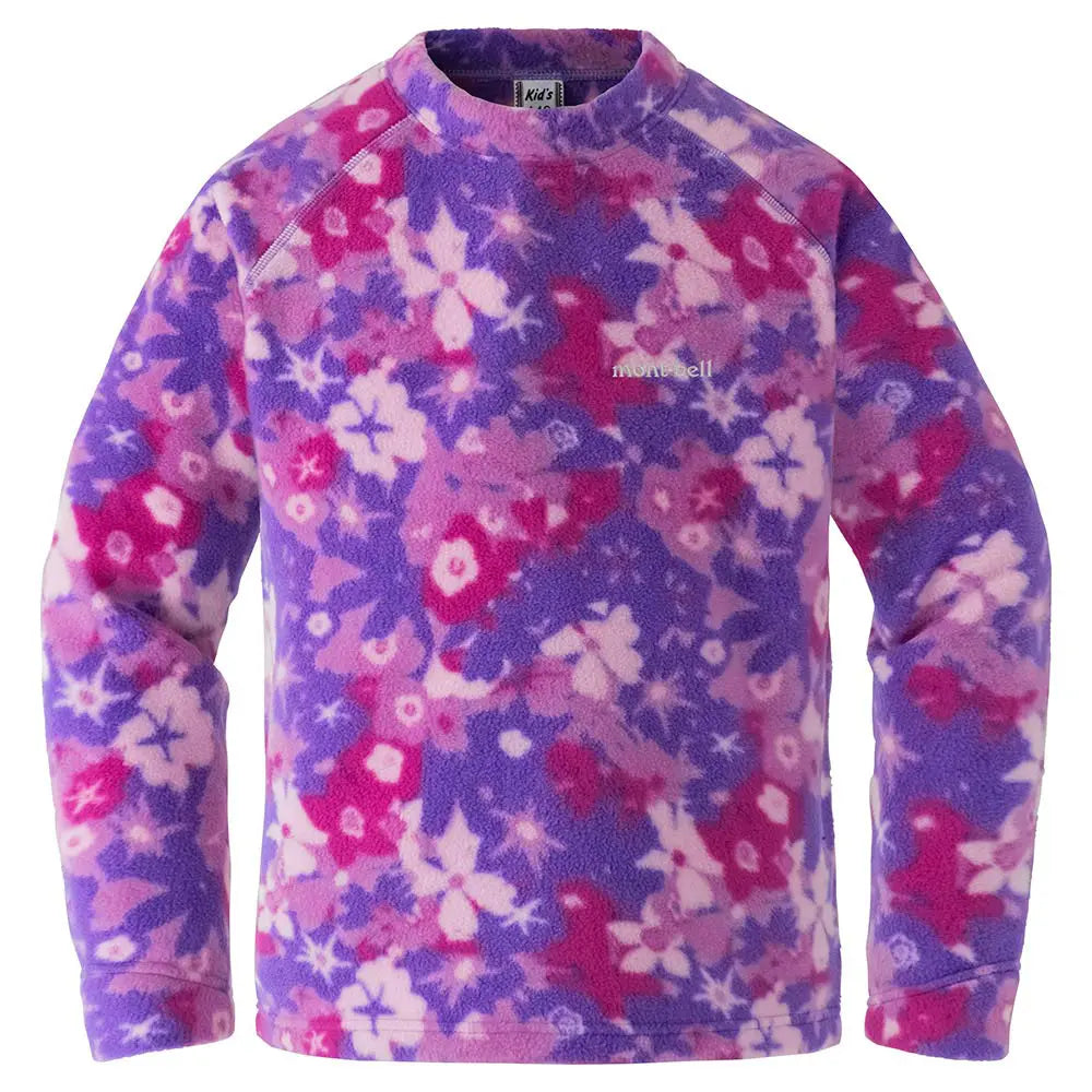 mont-bell: CLIMAPLUS100 Print Lite Sweatshirt Kid's 140 - 160