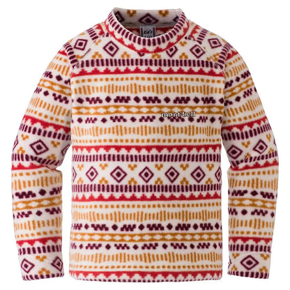 mont-bell: CLIMAPLUS100 Print Lite Sweatshirt Kid's 90 - 130