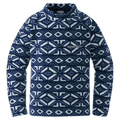 mont-bell: CLIMAPLUS100 Print Lite Sweatshirt Kid's 90 - 130
