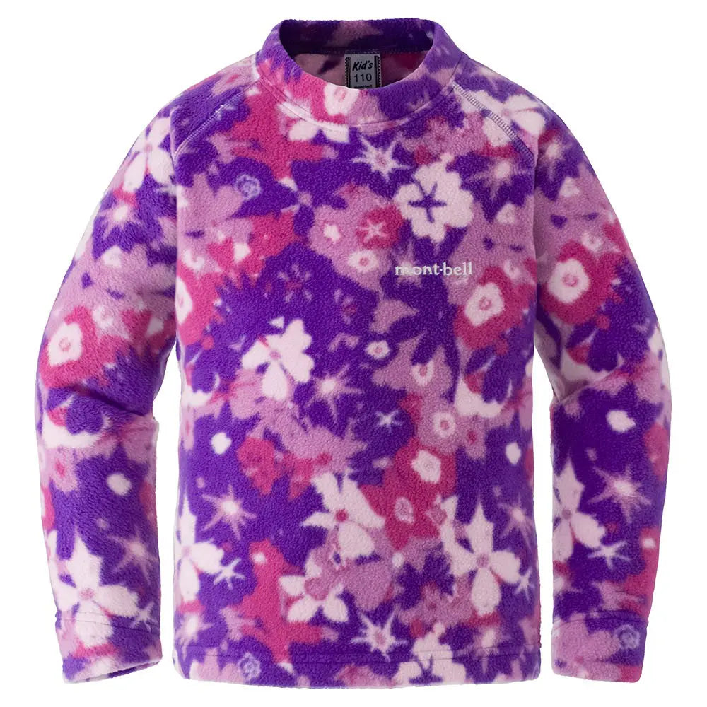 mont-bell: CLIMAPLUS100 Print Lite Sweatshirt Kid's 90 - 130