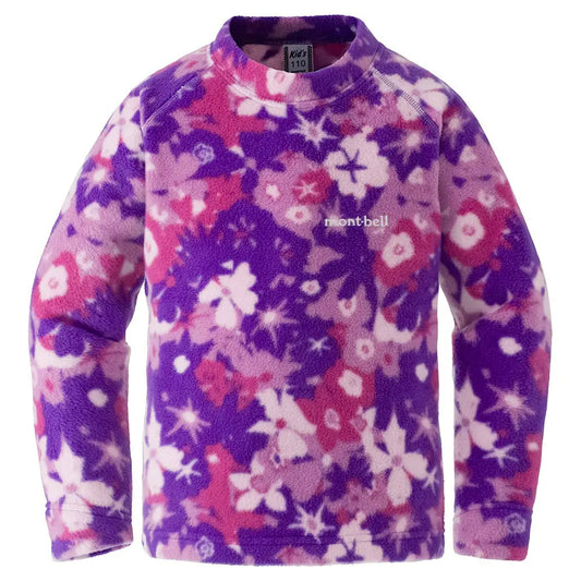 mont-bell: CLIMAPLUS100 Print Lite Sweatshirt Kid's 90 - 130