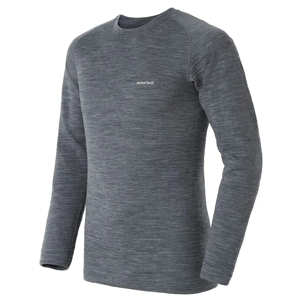 mont-bell: SUPER MERINO WOOL EXP. Round Neck Shirt Men's