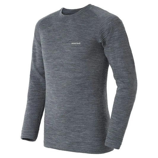 mont-bell: SUPER MERINO WOOL EXP. Round Neck Shirt Men's