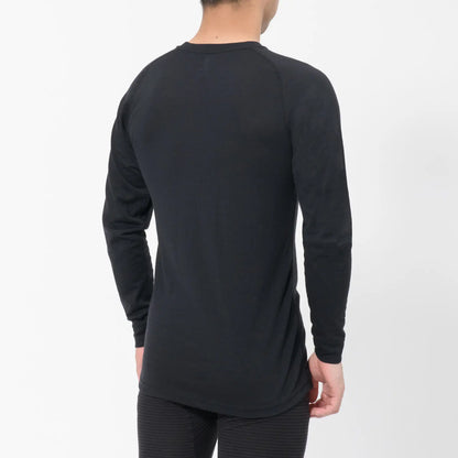 mont-bell: SUPER MERINO WOOL Middle Weight Round Neck Shirt Men's