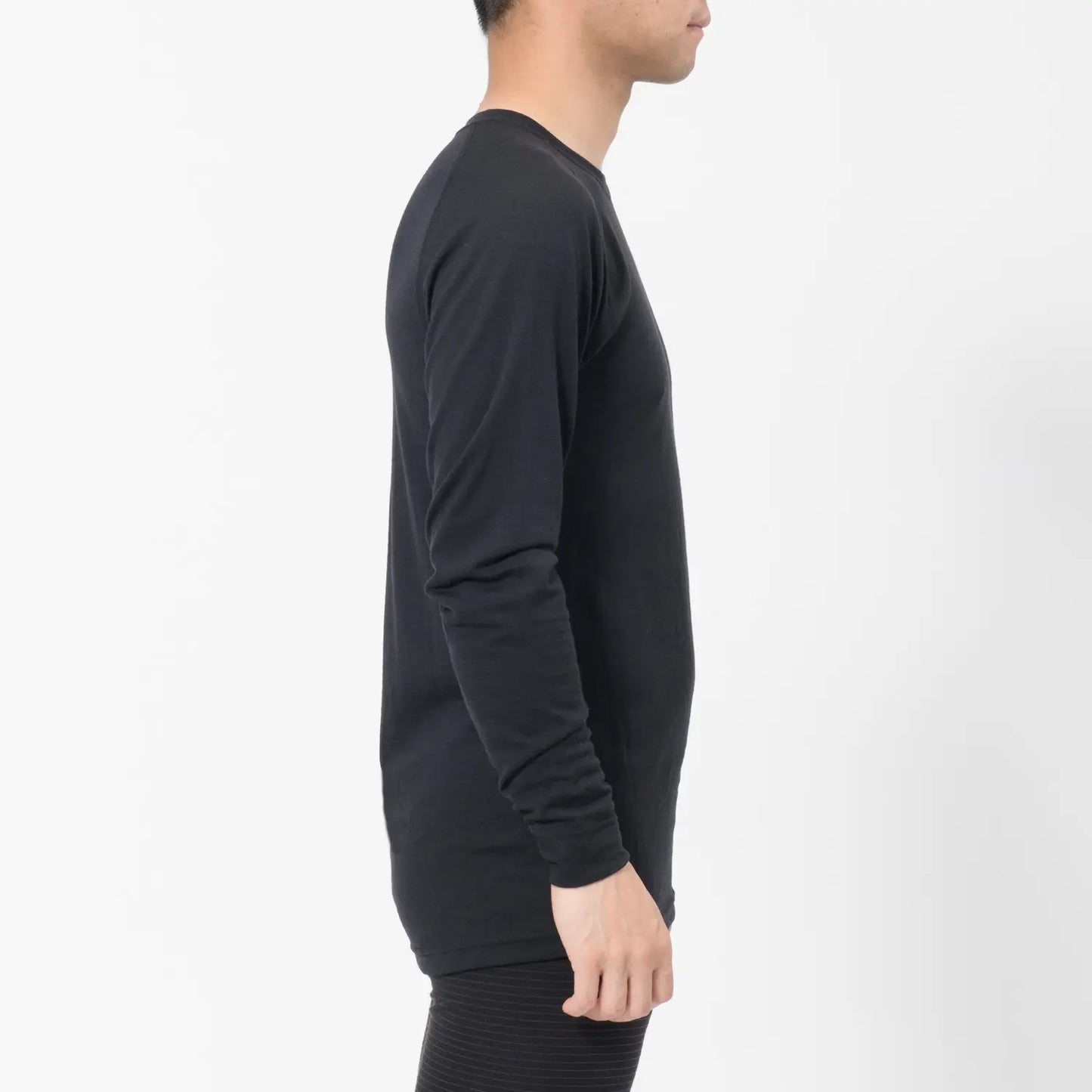 mont-bell: SUPER MERINO WOOL Middle Weight Round Neck Shirt Men's