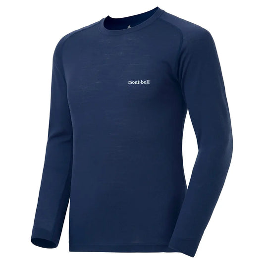 mont-bell: SUPER MERINO WOOL Middle Weight Round Neck Shirt Men's
