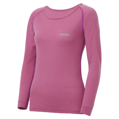 mont-bell: SUPER MERINO WOOL Middle Weight Round Neck Shirt Women's