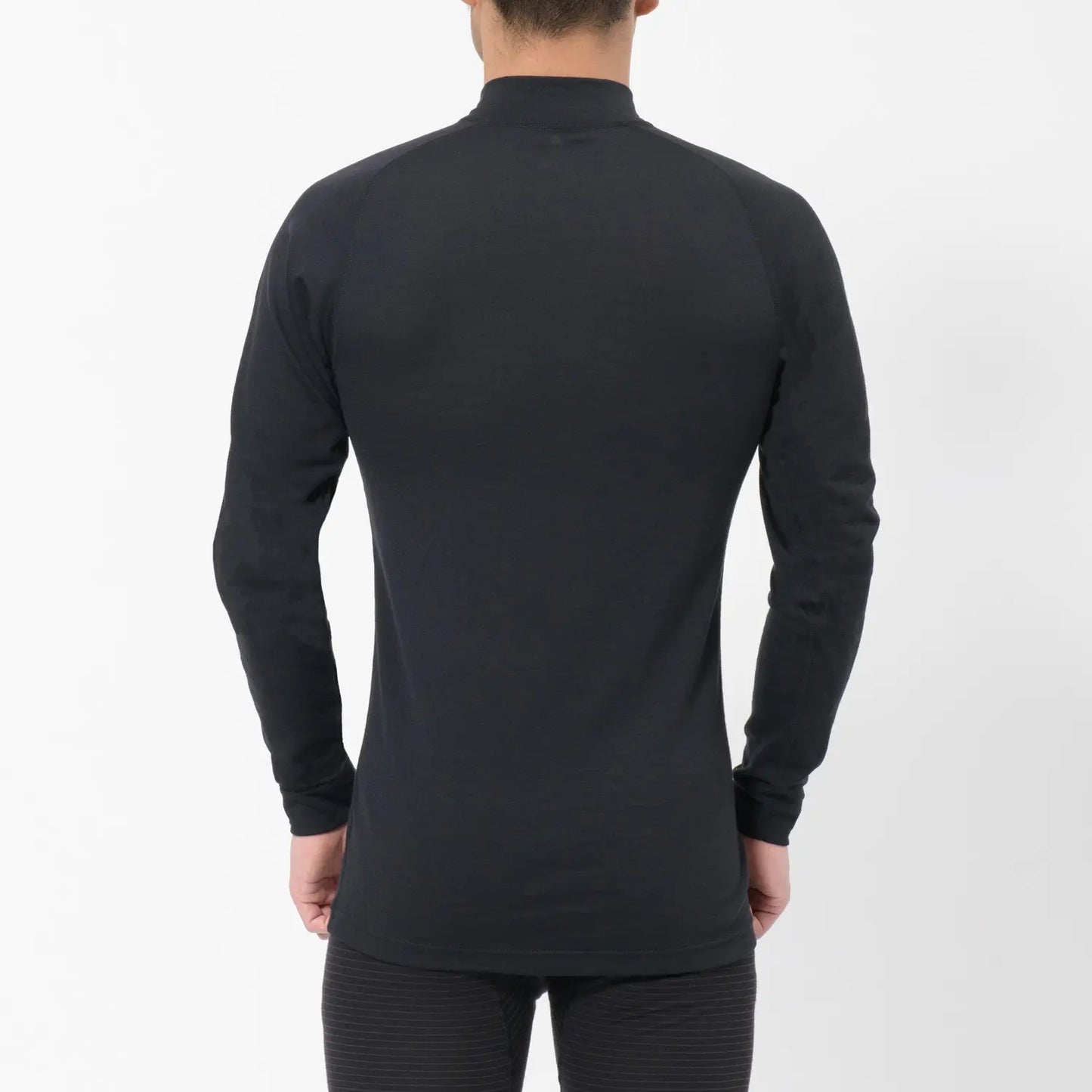 mont-bell: SUPER MERINO WOOL Middle Weight High Neck Shirt Men's
