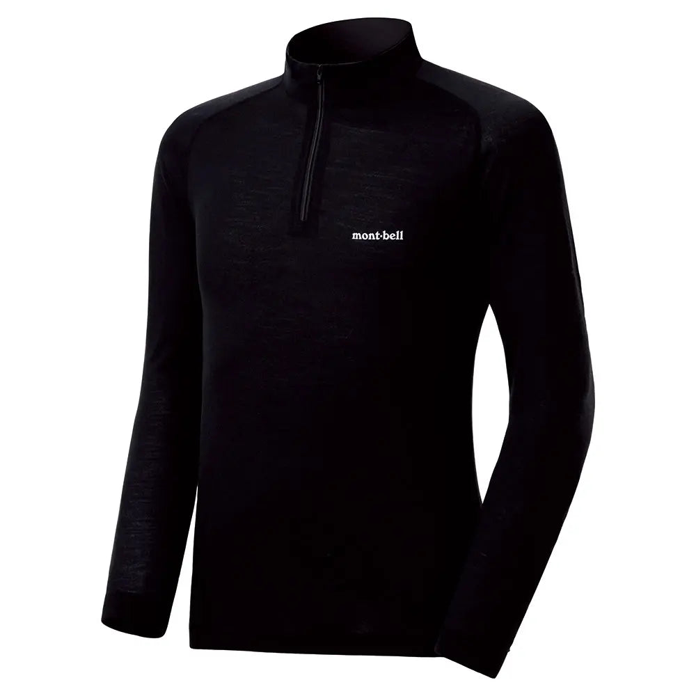 mont-bell: SUPER MERINO WOOL Middle Weight High Neck Shirt Men's