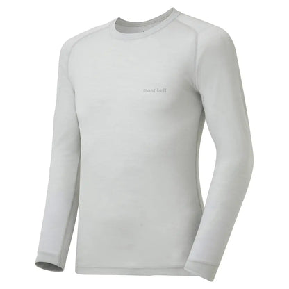 mont-bell: SUPER MERINO WOOL Light Weight Round Neck Shirt Men's