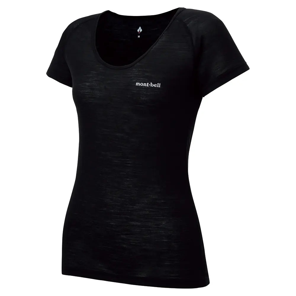 mont-bell: SUPER MERINO WOOL Light Weight U-Neck T-Shirt Women's