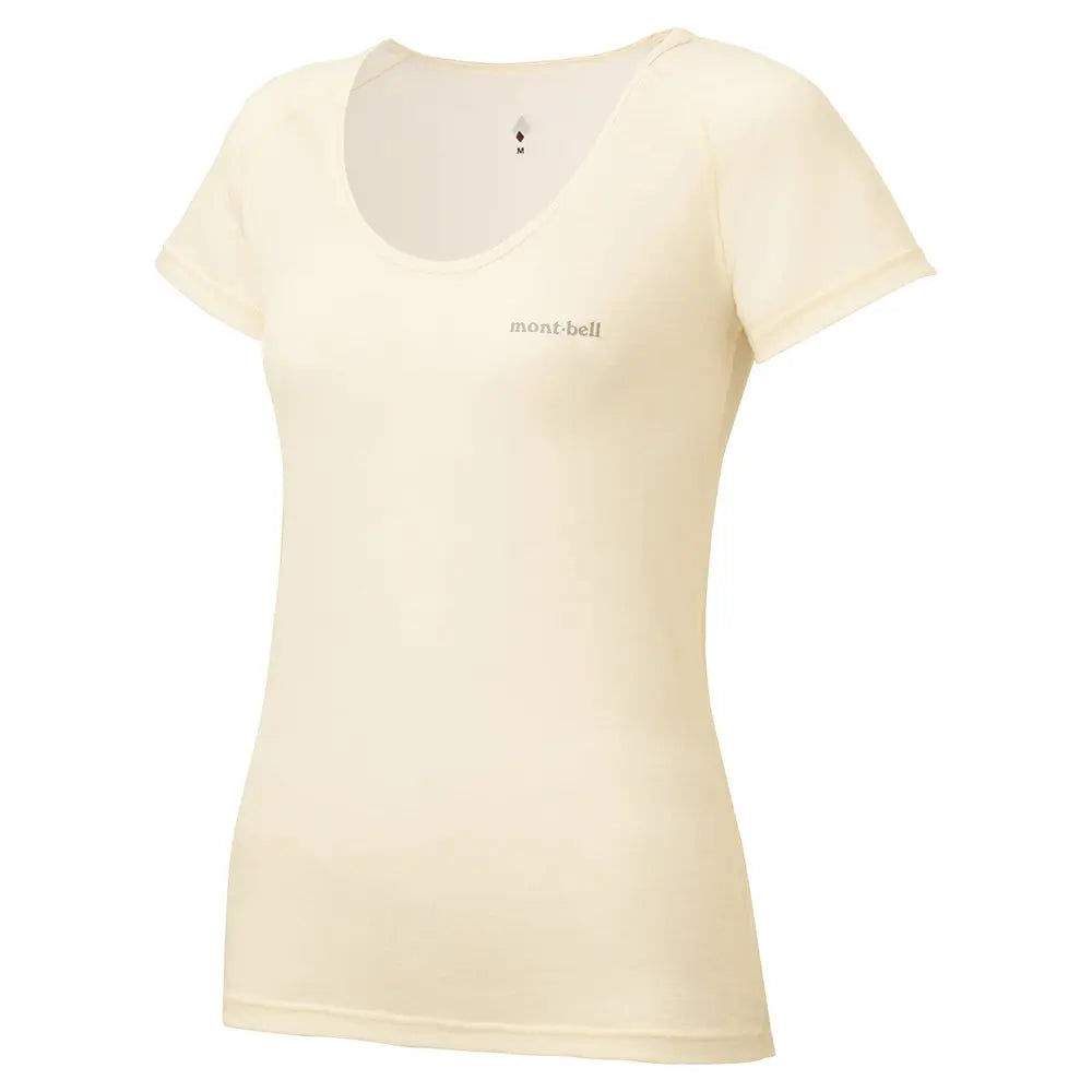 mont-bell: SUPER MERINO WOOL Light Weight U-Neck T-Shirt Women's