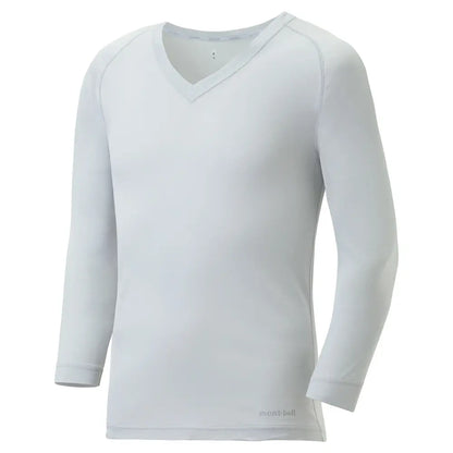 mont-bell: Core Spun V-Neck Shirt Men's