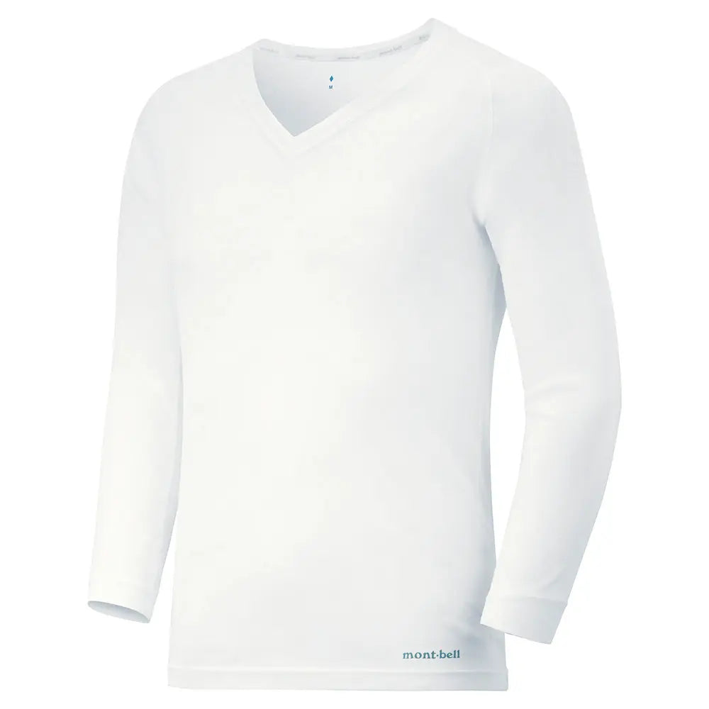 mont-bell: Core Spun V-Neck Shirt Men's