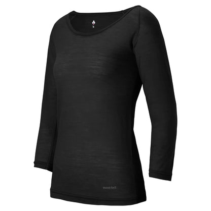 mont-bell: Super Merino Wool Light Weight U-Neck Shirt Women's