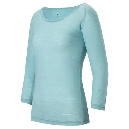 mont-bell: Super Merino Wool Light Weight U-Neck Shirt Women's