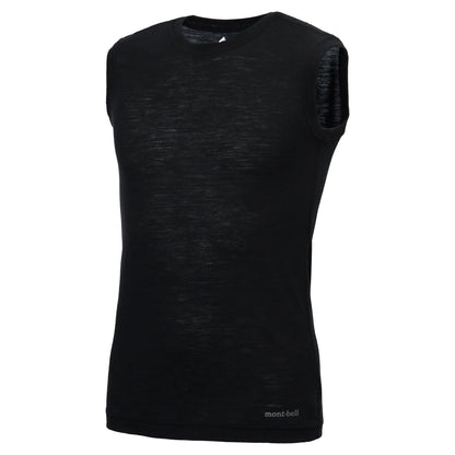 mont-bell: Super Merino Wool Light Weight Sleeveless Shirt Men's