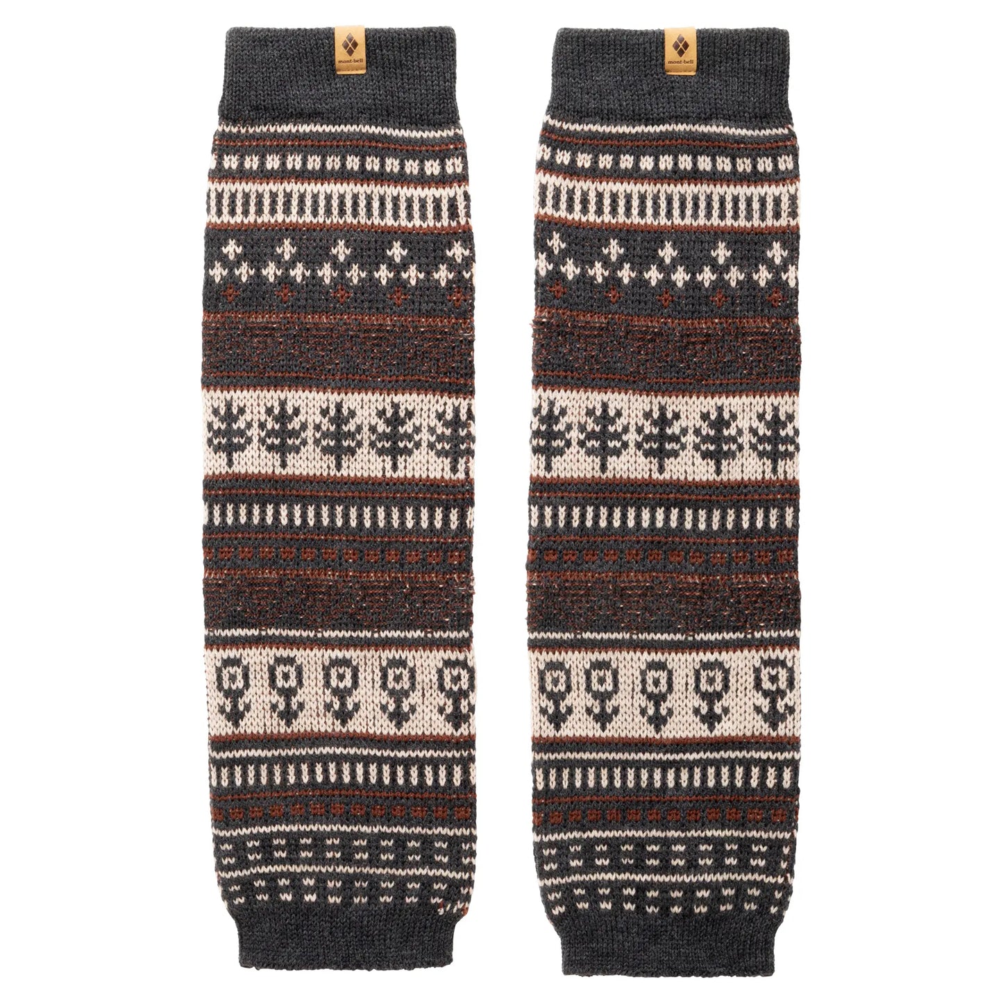 mont-bell: Merino Wool Jacquard Leg Warmers