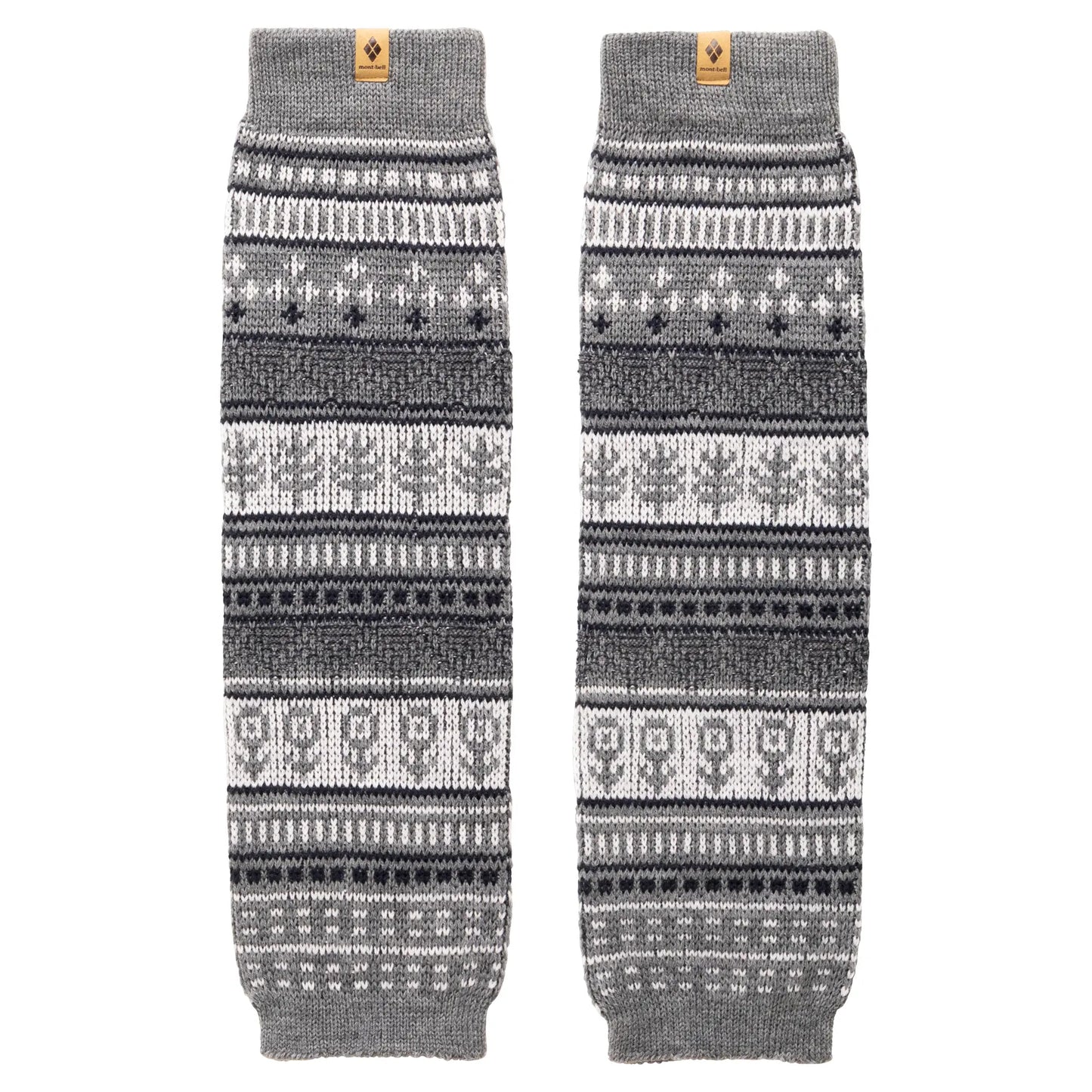 mont-bell: Merino Wool Jacquard Leg Warmers